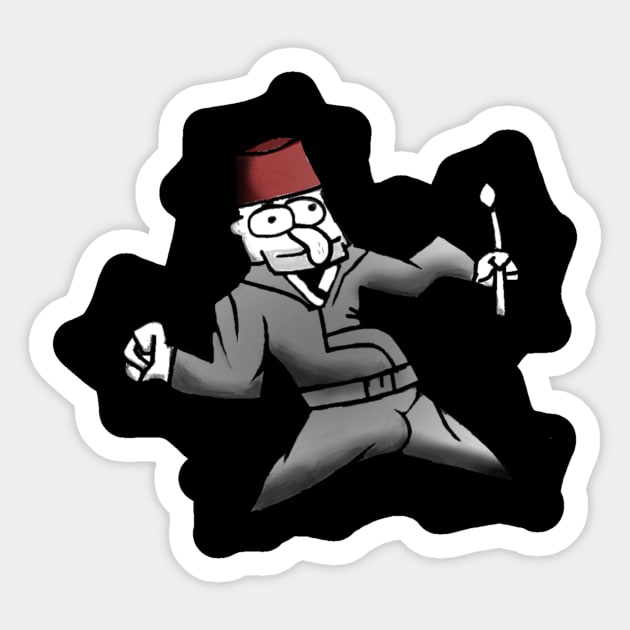 Grunkle Stan Sticker by The_Redacted_Man